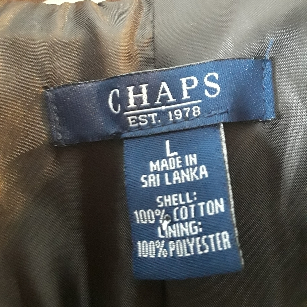 Chaps Zebra Print Trench Coat - Black and Tan - Picture 8 of 13